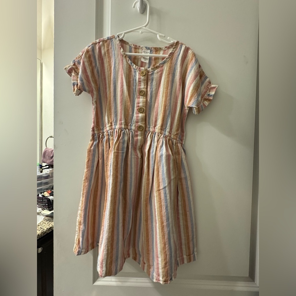 Carter’s Striped Multicolor Kids Dress